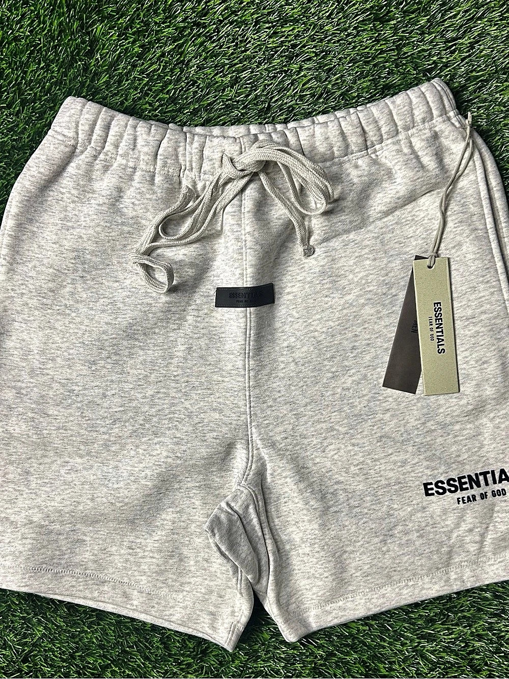 Fear of God Essentials Light Oatmeal Shorts